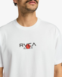 3 Tiger Sun - Camiseta de manga corta para hombre Blanco EVYZT00303 RVCA