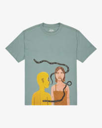 0 Youre Still Here - Short Sleeve T-Shirt for Men Grey EVYZT00305 RVCA