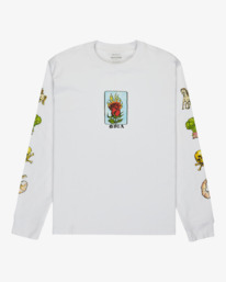 1 Ksl - Camisola de manga comprida para homem Branco EVYZT00306 RVCA