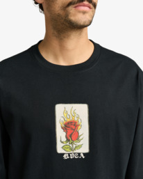 5 Ksl - Long Sleeve T-Shirt for Men Black EVYZT00306 RVCA