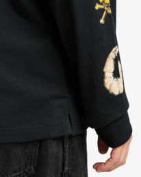 6 Ksl - Long Sleeve T-Shirt for Men Black EVYZT00306 RVCA