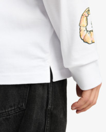 6 Ksl - Camisola de manga comprida para homem Branco EVYZT00306 RVCA