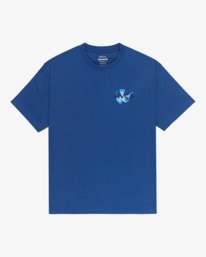 1 Antonia Figueiredo Twin Tulips - T-shirt de manga curta para Homem Azul EVYZT00309 RVCA