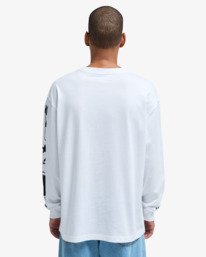 7 Antonia Figueiredo Birds - Long Sleeve T-Shirt for Men White EVYZT00312 RVCA