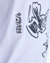 5 Antonia Figueiredo Birds - Long Sleeve T-Shirt for Men White EVYZT00312 RVCA