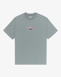 1 Amaze Snake - Short Sleeve T-Shirt for Men Green EVYZT00321 RVCA