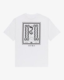 0 Amaze Snake - Short Sleeve T-Shirt for Men White EVYZT00321 RVCA