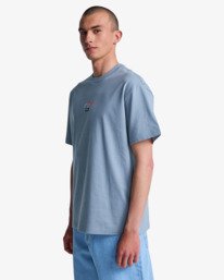 3 Amaze Snake - Short Sleeve T-Shirt for Men Green EVYZT00321 RVCA