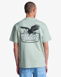 6 On Wings - Short Sleeve T-Shirt for Men Black EVYZT00322 RVCA
