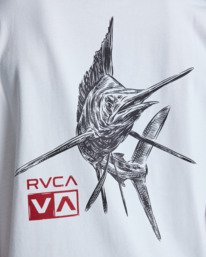 7 Horton Florida - T-Shirt &agrave; manches courtes pour Homme Blanc EVYZT00329 RVCA