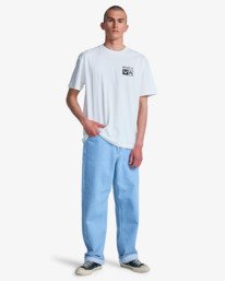 5 Horton Florida - T-Shirt &agrave; manches courtes pour Homme Blanc EVYZT00329 RVCA