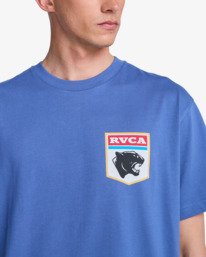 4 Pantero - Short Sleeve T-Shirt for Men Purple EVYZT00333 RVCA