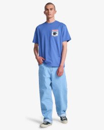 5 Pantero - Short Sleeve T-Shirt for Men Purple EVYZT00333 RVCA