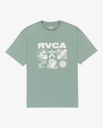 1 RVCA Program - Short Sleeve T-Shirt for Men Gray EVYZT00334 RVCA