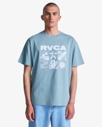 2 RVCA Program - Short Sleeve T-Shirt for Men Gray EVYZT00334 RVCA