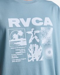 4 RVCA Program - Short Sleeve T-Shirt for Men Gray EVYZT00334 RVCA