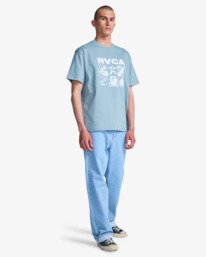 5 RVCA Program - Short Sleeve T-Shirt for Men Gray EVYZT00334 RVCA