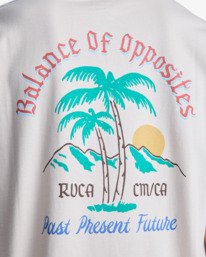 7 Frond Mural - T-Shirt f&uuml;r M&auml;nner Grau EVYZT00335 RVCA
