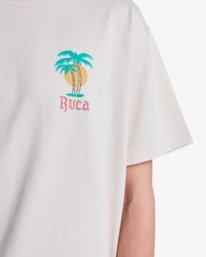 4 Frond Mural - T-Shirt f&uuml;r M&auml;nner Grau EVYZT00335 RVCA