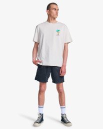 5 Frond Mural - T-Shirt f&uuml;r M&auml;nner Grau EVYZT00335 RVCA