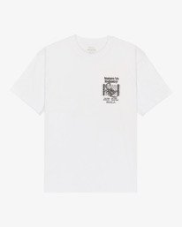 1 Security Code - T-shirt de manga curta para Homem Branco EVYZT00336 RVCA