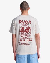 6 Ride Free - Maglietta da Uomo Gray EVYZT00337 RVCA