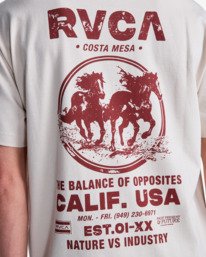 7 Ride Free - Maglietta da Uomo Gray EVYZT00337 RVCA