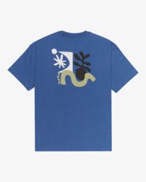 0 Cut Out - Short Sleeve T-Shirt for Men Purple EVYZT00340 RVCA