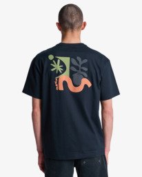 6 Cut Out - T-Shirt for Men Black EVYZT00340 RVCA