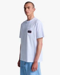 3 Stingbay Pocket - T-Shirt for Men White EVYZT00342 RVCA