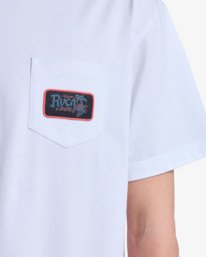 4 Stingbay Pocket - T-Shirt for Men White EVYZT00342 RVCA
