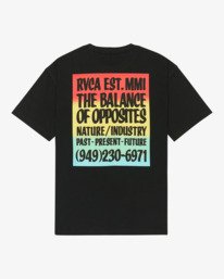 0 Screen Fade - T-Shirt &agrave; manches courtes pour Homme Noir EVYZT00345 RVCA