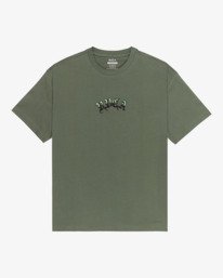 1 Olde RVCA - Maglietta da Uomo Green EVYZT00346 RVCA