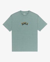 1 Olde RVCA - Maglietta da Uomo Gray EVYZT00346 RVCA