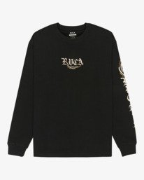 1 Retract - Long Sleeve T-Shirt for Men Black EVYZT00348 RVCA