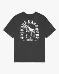 0 Bad Panther - Short Sleeve T-Shirt for Men Black EVYZT00351 RVCA