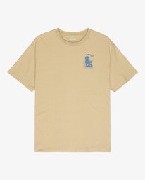 1 Burner - Short Sleeve T-Shirt for Men Beige EVYZT00352 RVCA