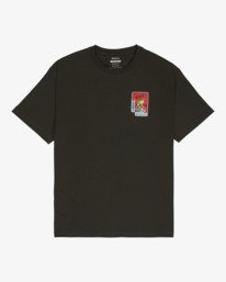 1 Live Bait - Short Sleeve T-Shirt for Men Brown EVYZT00354 RVCA