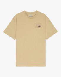 1 Poison Tour - Short Sleeve T-Shirt for Men Beige EVYZT00359 RVCA