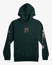 0 Petroglyph - Sudadera con Capucha para Hombre Verde F1HORFRVF2 RVCA