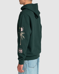5 Petroglyph - Sudadera con Capucha para Hombre Verde F1HORFRVF2 RVCA