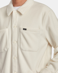 3 Yukon Hi Pile - Fleece Jacket for Men White F1JKRTRVF2 RVCA
