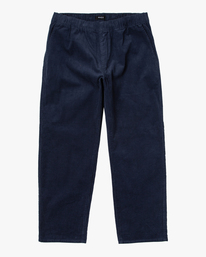 7 Americana Elastic - Elasticated Twill Trousers for Men Blue F1PTRHRVF2 RVCA