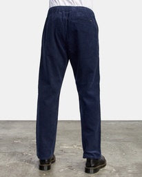 1 Americana Elastic - Elasticated Twill Trousers for Men Blue F1PTRHRVF2 RVCA