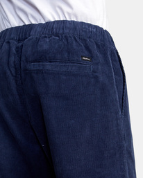 6 Americana Elastic - Elasticated Twill Trousers for Men Blue F1PTRHRVF2 RVCA