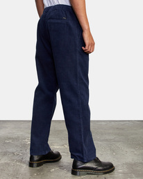 4 Americana Elastic - Elasticated Twill Trousers for Men Blue F1PTRHRVF2 RVCA