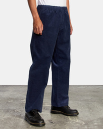 5 Americana Elastic - Elasticated Twill Trousers for Men Blue F1PTRHRVF2 RVCA