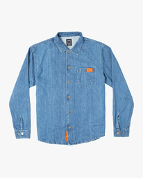 0 Chainmail - Long Sleeve Shirt for Men  F1SHSARVF2 RVCA