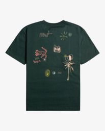 1 Petroglyph - Camiseta Orgánica para Hombre  F1SSRLRVF2 RVCA