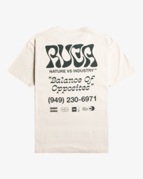 1 Local Biz - Organic T-Shirt for Men White F1SSRVRVF2 RVCA